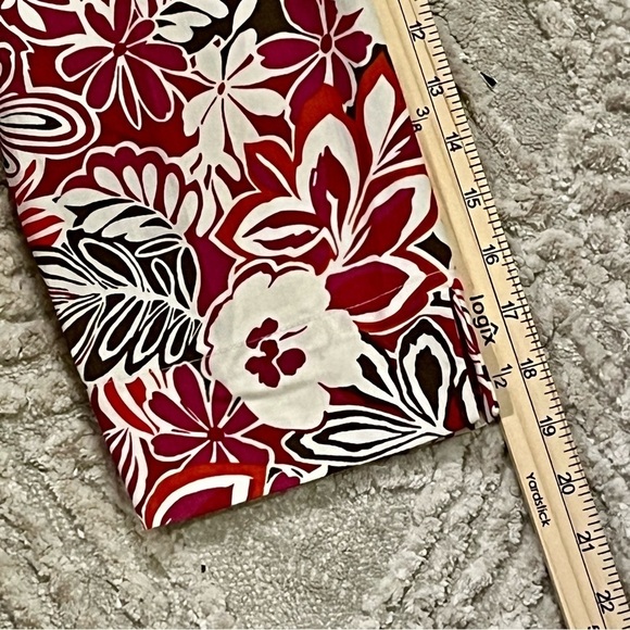 KORET Floral Shacket Women's Size L Jacket MOD Colorful Button-Up Stretch - Picture 12 of 15